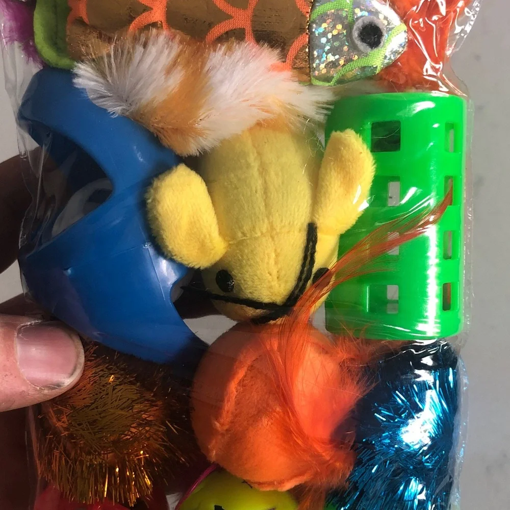 PetShoppe Cat Toy Set - Vibrant Multicolor